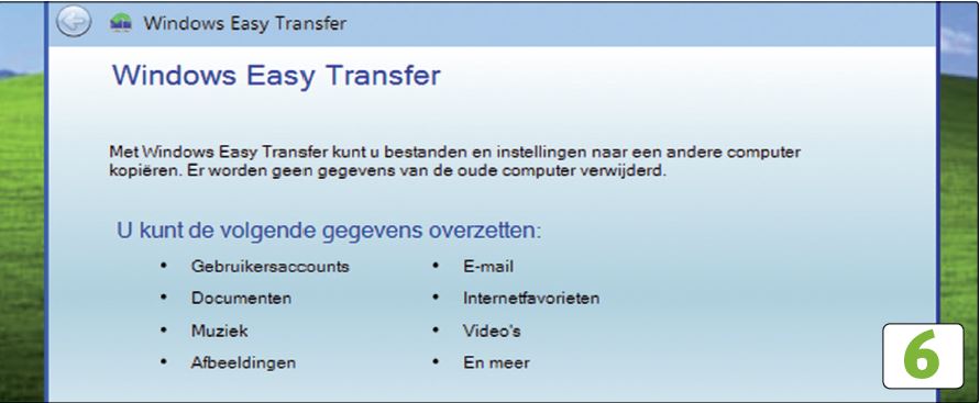 Windows Easy Transfer is een handig hulpmiddel om instellingen, gebruikersaccounts, bestanden en e-mail te verhuizen naar uw nieuwe pc. 