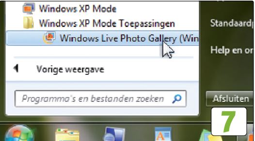 Met Windows XP Mode kunt u uw oude software alsnog onder Windows 7 installeren, waarna deze gewoon in het Startmenu is terug te vinden. 