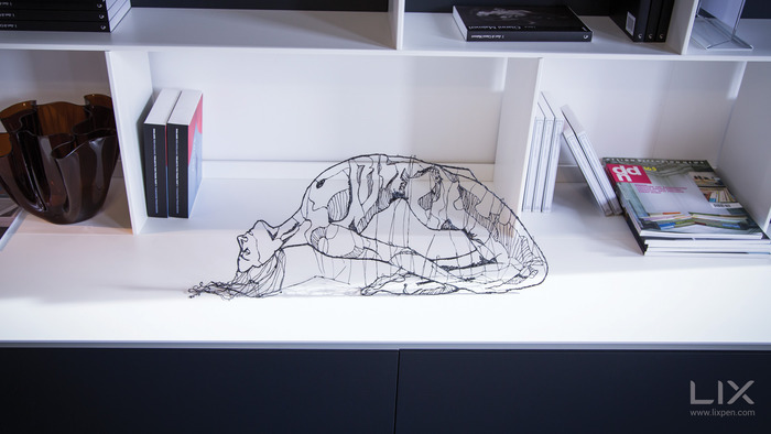 Een tekening gemaakt met de Lix 3D pen