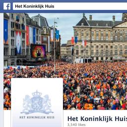 Koningshuis lanceert Facebook-pagina