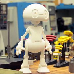 Intel's 3d-geprinte robot in 2014 te koop voor ruim 1000 euro