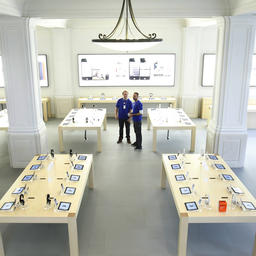 Apple mag winkelindeling in Europa registreren als merk