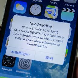 NL-Alert moet eind 2015 werken op 4G-netwerken