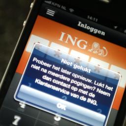 ING getroffen door langdurige storing bij internetleverancier