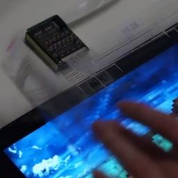 Microsoft toont interactief vel voor over tablets