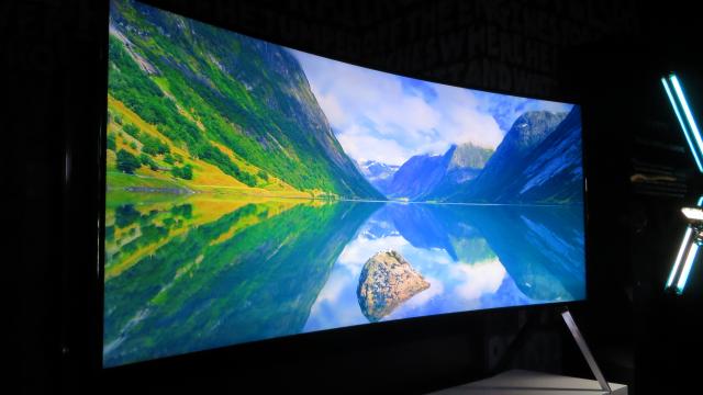 Een van de eerste quantum dot-tv's van Samsung