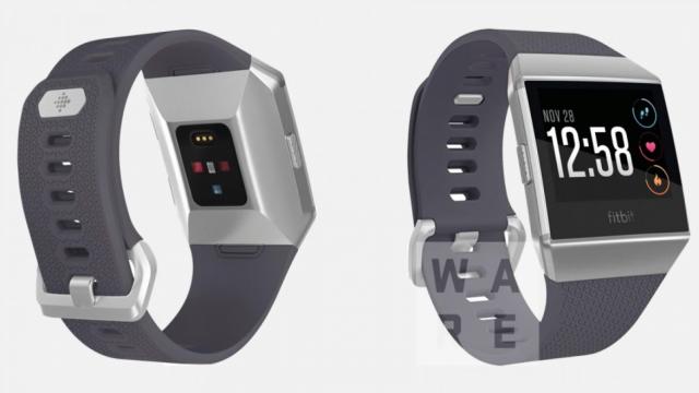 Gelekte afbeelding van smartwatch Fitbit